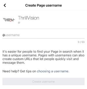 Cara membuat URL vanity facebook Anda langkah 2