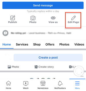 Cara mengubah URL vanity facebook Anda langkah 1