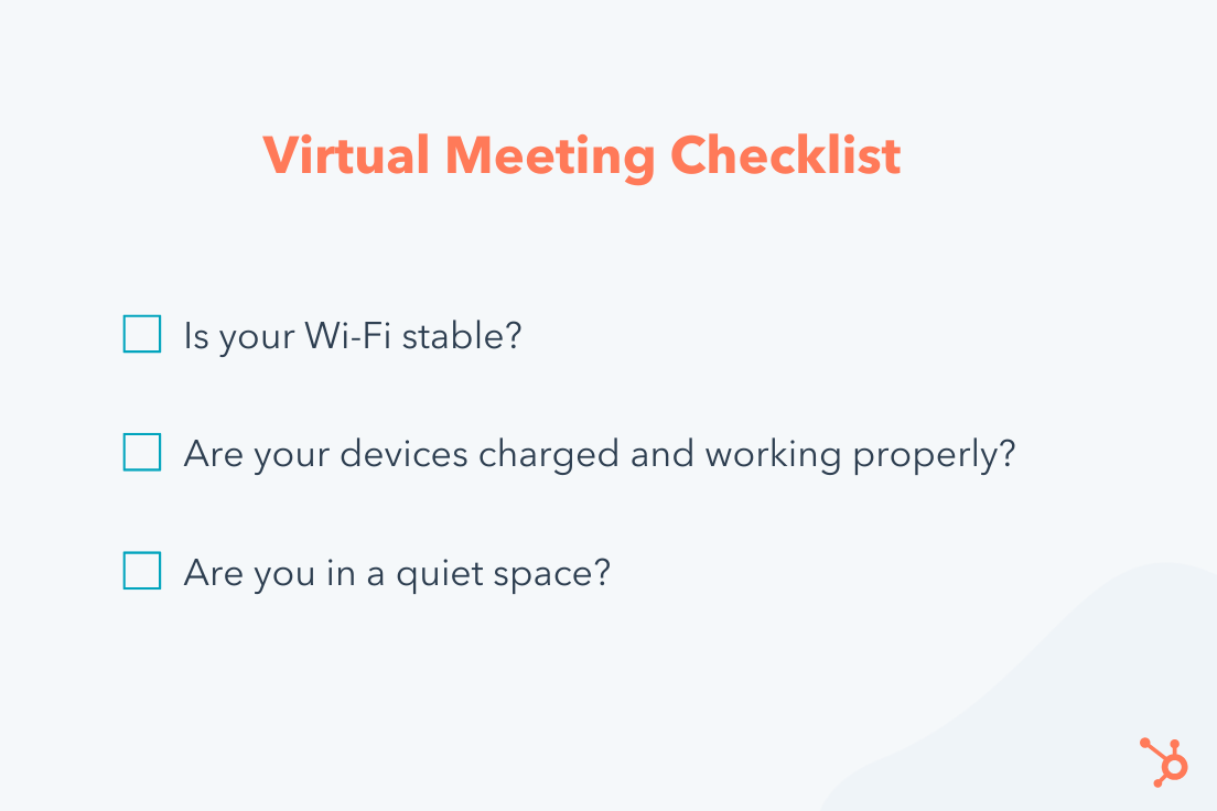 Daftar periksa rapat virtual untuk membuat kesan pertama yang baik