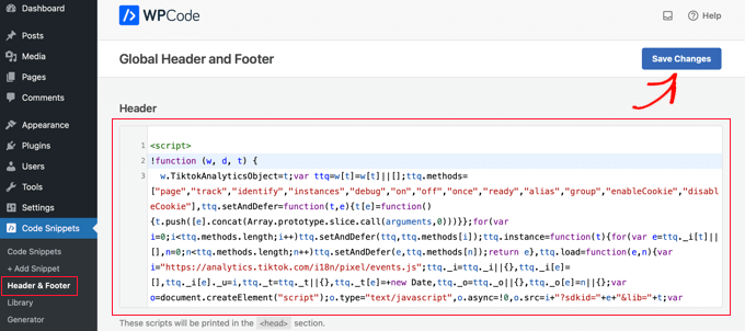 Gunakan Plugin WPCode untuk Memasang Kode Piksel dengan Mudah ke Situs Web Anda