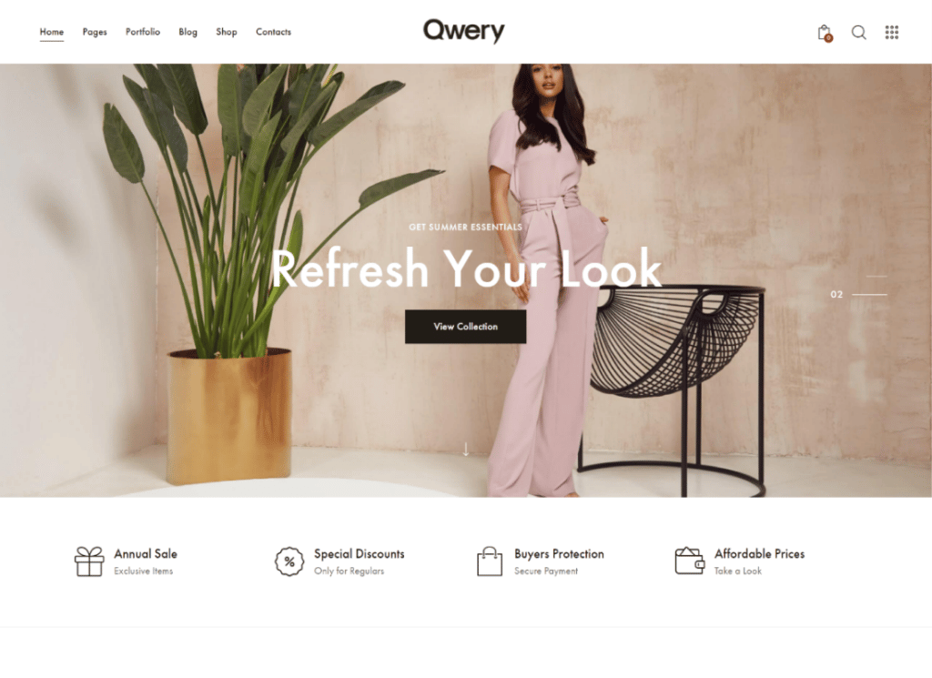 Qwery - Tema WordPress & WooCommerce Bisnis Serbaguna