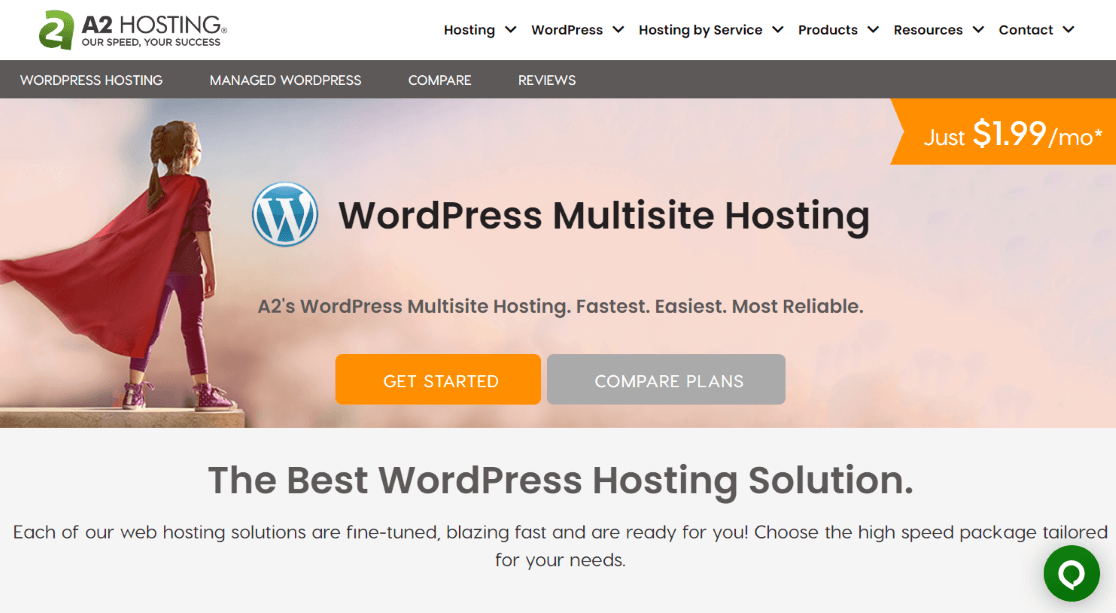 Penyedia Hosting Multisite WordPress A2