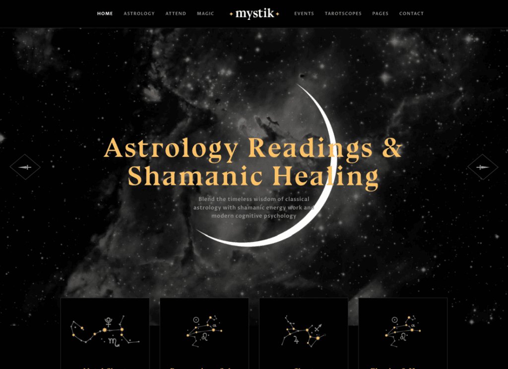 mistik |  Astrologi & Horoskop Esoterik Meramal Tema WordPress + RTL