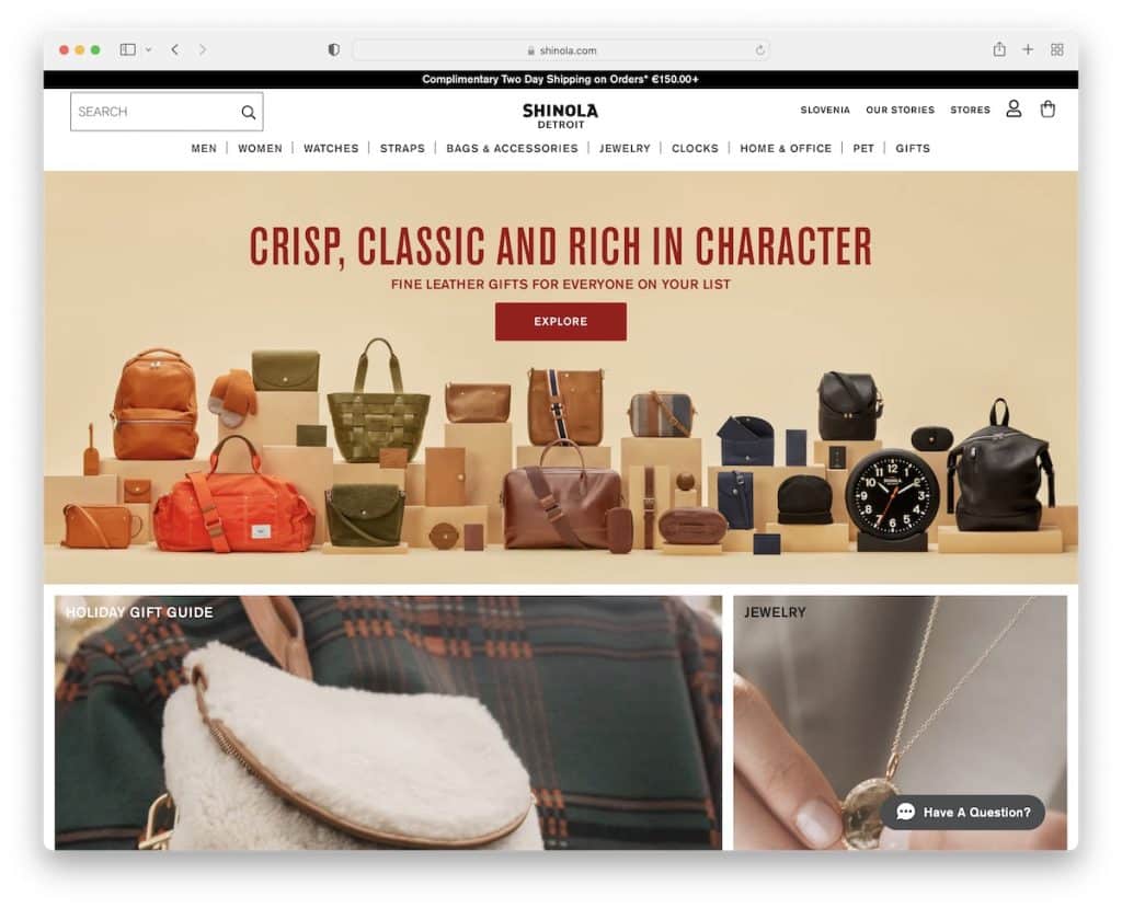 situs web shinola magento