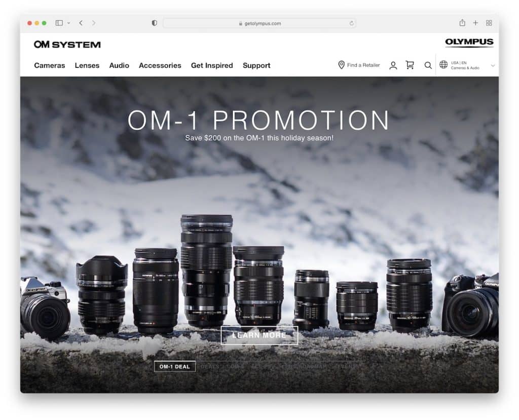 situs web olympus magento