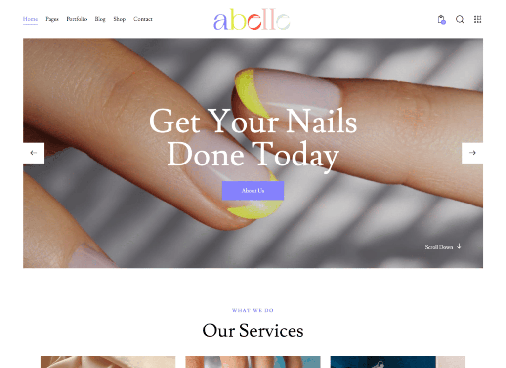 Abelle - Tema WordPress Elementor Salon Kecantikan