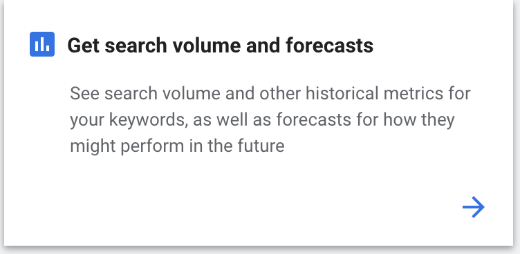 Perencana kata kunci Google dapat membantu penelitian volume kata kunci PPC.