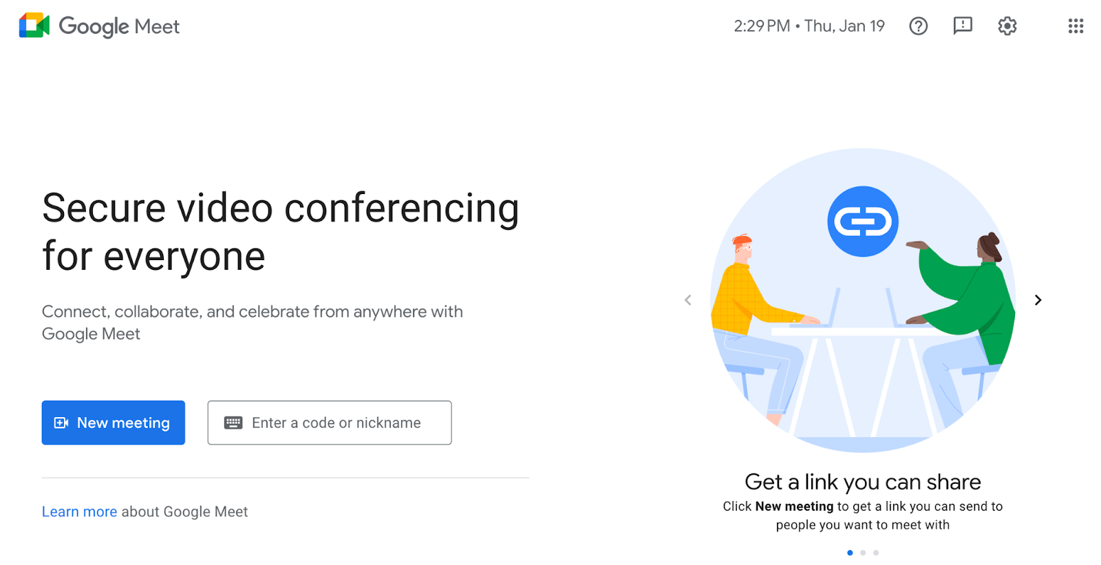 Perekam Layar Gratis Terbaik untuk Mac dan Windows: Google Meet