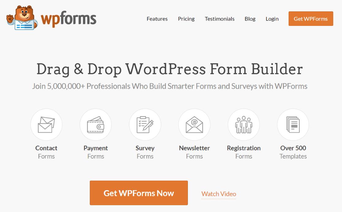 WPForms - Plugin Formulir Kontak WordPress Terbaik