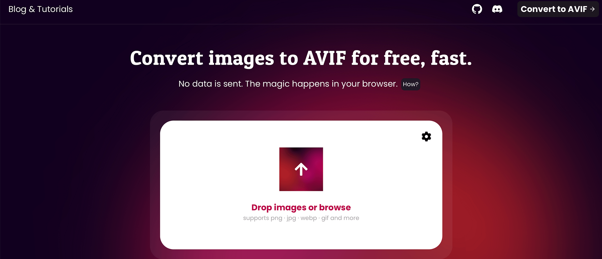 Ada banyak alat konversi AVIF yang mudah diakses.  Ini bisa menjadi faktor saat memutuskan antara AVIF vs WebP