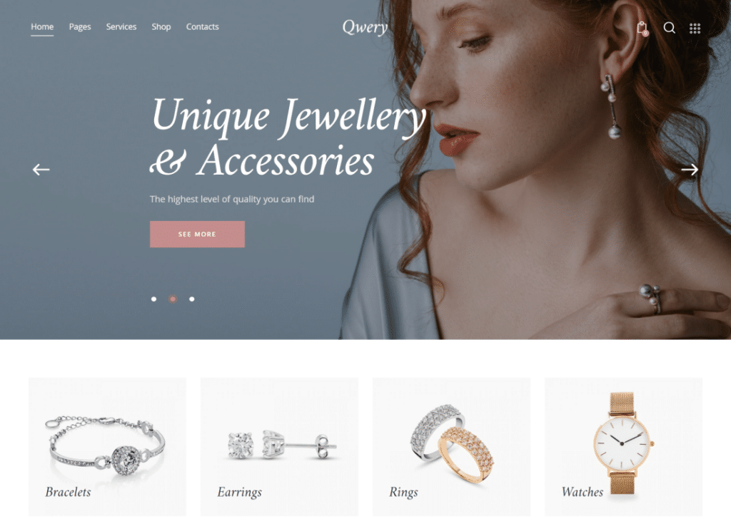 Qwery - Tema WordPress & WooCommerce Bisnis Serbaguna