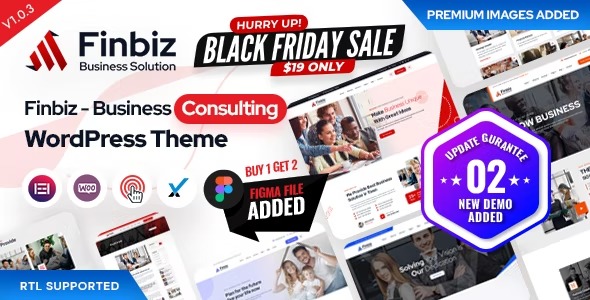 Finbiz - Tema Konsultasi Bisnis WordPress
